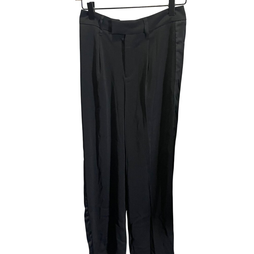 A New‎ Day Womens Pull-On Black Pants Size 2 Polyester Blend